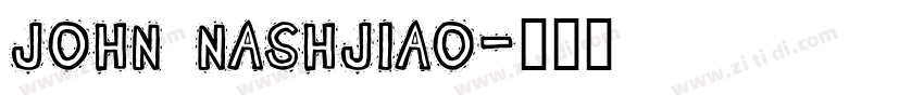 John NashJiao字体转换